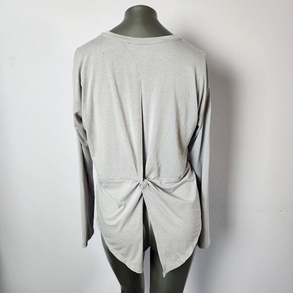 Apana Yoga Lifestyle Pale Purple Keyhole Tie Back Activewear Tunic | Womens Med - Picture 10 of 16